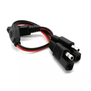DIY SAE 전원 플러그 케이블 커넥터 어댑터 빠른 연장 연결 18AWG 분리
