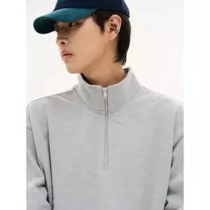 (에잇세컨즈) 쿼터집 스웨트셔츠  그레이 456941CM33