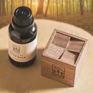 솔향가득 우드 디퓨저 편백오일 천연 아로마 오일 10ml 1개