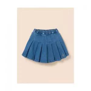 빈폴키즈 BEANPOLE KIDS [RBP_DENIM] 플리츠 데님 스커트 네이비 (BI5827G02R) BI5827G02R 266829