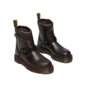 DR.MARTENS 애니스톤 하네스 앵클 부츠 - 다크 브라운 / 41870200