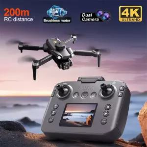 S119 FPV 드론 LCD 화면 원격 제어 5G WIFI 전송 이미지 전문 듀얼 카메라 4K 드론 Brushless RC Quadcopte