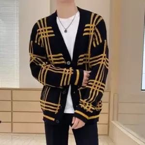 보따리D 남성 3컬러 클래식 트렌드 스트릿 체크 가디건