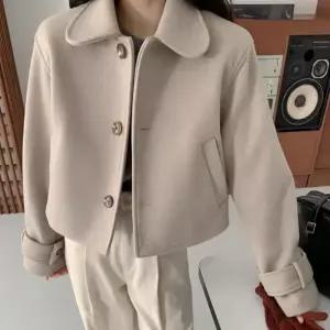 보따리D 여성 카라넥 고퀄 겨울 데일리 싱글 기모 숏코트