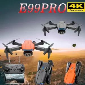 E99 Pro 드론 4k 전문 카메라 항공 사진 듀얼 카메라 HD 3 면 장애물 회피 쿼드콥터