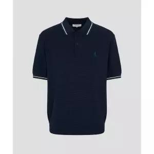 빈폴 BEANPOLE MEN 크로셰 티핑 칼라넥 니트 네이비 BC6551C44R 473271