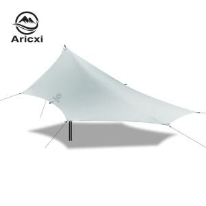 Aricxi 실리콘 나일론 다이니마 초경량 무게추 타프  야외 캠핑 하이킹 백패킹  블랙 OR 그레이  15d