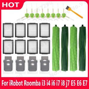 메인 사이드 브러시 Hepa 필터 먼지 봉투 iRobot Roomba i3 i4 i6 i7 i8 j7 E5 E6 E7 예비 부품 로봇 진공