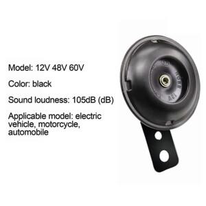 Ebike 오토바이 전기 경적, 신뢰할 수 있는 간편한 설치, 범용, 12V, 48V, 60V, 지지대