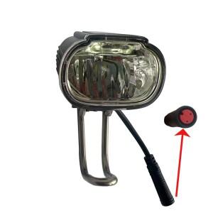 Ebike LED 조명 전기 자전거 헤드라이트 키트, 스쿠터, 오토바이 산악 2 핀, 12V-80V