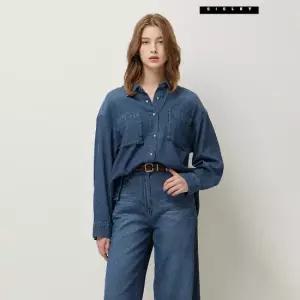 시슬리 잔골 코듀로이 셔츠 자켓 SADK32561