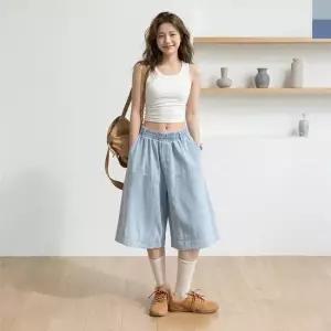 의류 5부바지 여름핫팬츠 3부팬츠 반바지 여름 면