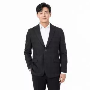 [파파브로] 남성 모직 체크 신사핏 콤비자켓 DS-COW-3