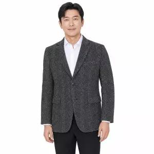 [파파브로] 남성 모직 그레이 텍스처 클래식 콤비자켓 DS-COW-102
