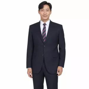 [파파브로] 남성 체크 패턴 포멀 투피스 수트 HM-SSW-584