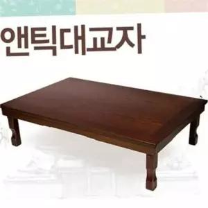 다용도 접이식 교자상 고급 소나무 교자상 상차림 좌식 사각교자상