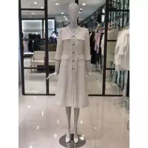 한정수량 듀엘 브이넥 트위드 원피스 L251PSE011 2850410