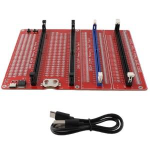 4in 1 RAM 메모리 테스터 카드 데스크탑 컴퓨터 DDR3 UDMM 진단 분석기 (라이트 포함)