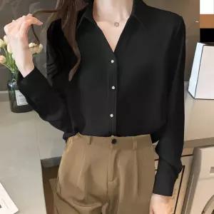 [리빌모아]여자 브이 카라 원피스 하객룩 트위드자켓 맨투맨 가디건 니트 블라우스DJW-SHA-SKAA8307-R1