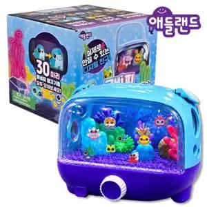 큐비찌 아쿠아리움 물고기 키우기 디지털펫 다마고치 장난감