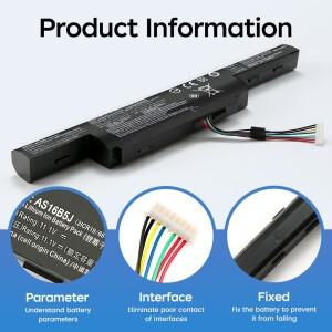 BGBT AS16B5J 5600mAh 노트북 배터리 Acer Aspire E5-575G-53VG 3ICR19/66-2용 무료 1년 보증