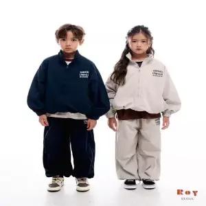 [보리보리/지앤]로이키즈 가먼츠 셋업 상하세트