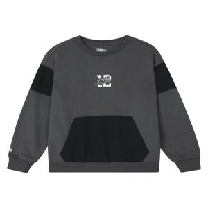 [AK평택점] [NBA키즈] BKN 우븐믹스 맨투맨 DARK GREY K243TS003P