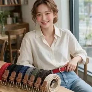 신축성 스판 벨트 무타공 캐주얼 벨트 청바지 바지 여성벨트 남성벨트 스판벨트
