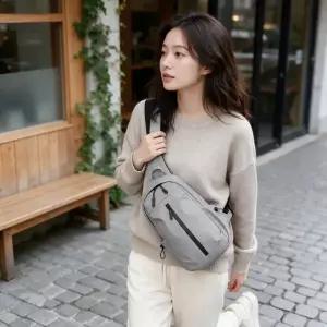 슬링백 크로스백 미니 힙색 학생 가방 남녀공용 나들이 산책 여행 소지품 보관용