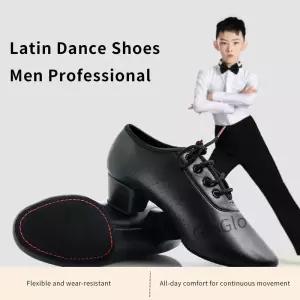 남성용 라틴 댄스화 소프트 솔 모던 탱고 살사 룸바 볼룸 연습 공연화