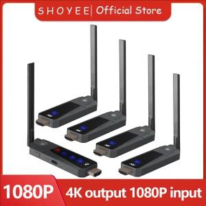 1080P 80m 무선 HDMI 송수신기 APP 모니터 비디오 낮은 지연율 플매트 카펫 러그 앤 플레이 PC TV 프로젝터