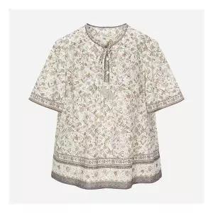 Thursday Island 써스데이아일랜드 모티브 패턴 배색 보더 블라우스 T264MBL269 1194199