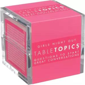 TableTopics 여자들 밤 외출 질문 카드 게임 매운 대화 시작 35장 성인 친구들을 위한 총각 파티용