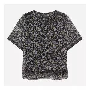 Thursday Island 써스데이아일랜드 플라워 보더 쉬폰 블라우스 T264MBL240 1194246