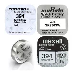 SR936SW 394 시계 건전지 배터리 밧데리 약 알 교체 소니 레나타 맥셀 SONY RENATA MAXELL