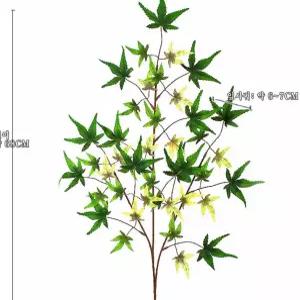 인조 단풍나무가지/가짜 단풍잎/조화도매/정원/조경/베란다/발코니/인테리어/분재재료/인조목