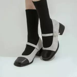 [SOVO] [WOOL VER.] 마레타 메리제인 펌프스 5cm