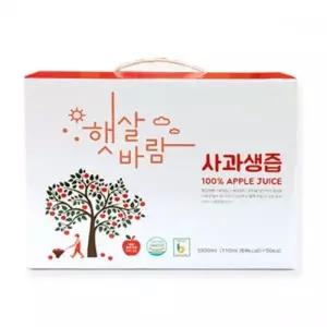 햇살바람 사과생즙 사과즙 110ml X 50봉