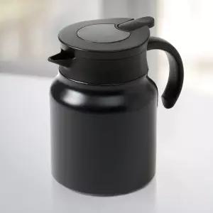 온도표시 보온보냉 주전자 900ML 블랙 텀블러 밀페 보리차 2중진공