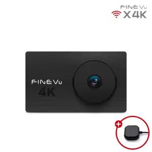 (쿠폰15%) 파인뷰 X4K 128GB 출장설치 UHD 블랙박스 스마트폰 연동 AS/3년+GPS
