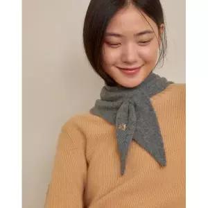 [롯데백화점]질스튜어트 JAMU5F621G2 그레이 멜란지 울캐시미어혼방 머플러