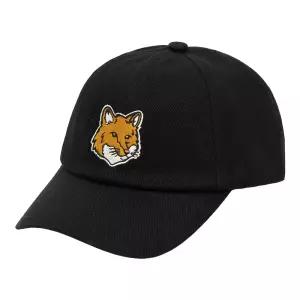 25F/W PM06100WW0096 P199 메종키츠네 폭스 헤드 블랙 볼캡