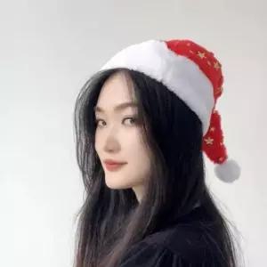 반짝 별 산타모자 성탄 선물 기타장식용품 루돌프 파티 LWFGA2NB 에펠 마스