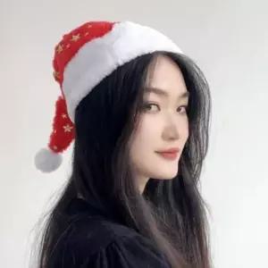 반짝 별 산타모자 성탄 선물 기타장식용품 루돌프 파티 에펠 마스 F852B