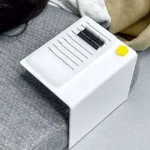 속눈썹 베개 콘솔 연장 스탠드 도구 전문 재사용 가능한 편리한 휴대용 패드 홀더