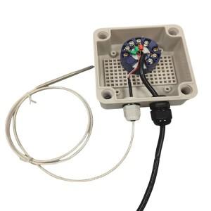 PT100 K J T 열전대 4-20mA 온도 센서 트랜스미터 IP65 CE OEM