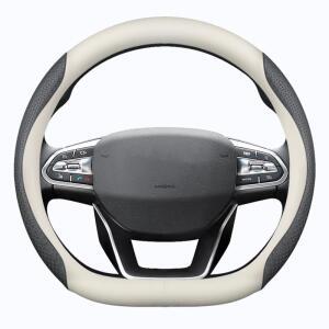 폭스바겐 아틀라스 Passat CC Taos reg R 라인 자동차 핸들 커버 10 색 스웨이드 가죽 38 CM 액세서리