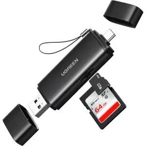 UGREEN USB C SD 4.0 카드 리더기 메모리 SDXC SDHC MicroSD MMC RS-MMC Micro UHS-II 지원 312 MB/s