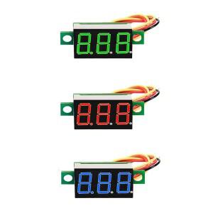 DIY 레드 블루 디지털 LED 미니 디스플레이 모듈 DC2.5V-32V 전압계 테스터 패널 미터 게이지 오토바이 DC