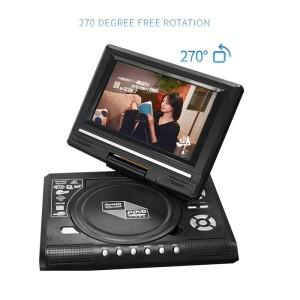 7.8 인치 미니 DVD CD EVD 디스크 플레이어 데스크탑 디지털 스마트 TV 플레이어 원격 제어 휴대용 여행 27